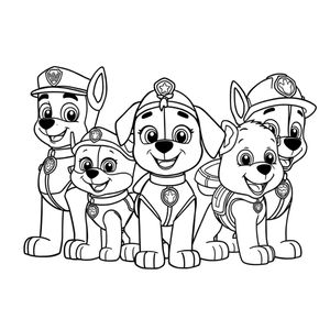 Libro para Colorear de Patrulla Canina
