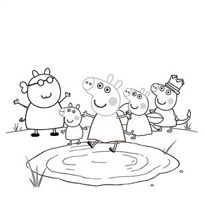 Libro de Colorear de Peppa Pig