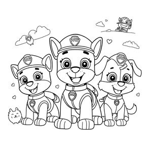 Libro para Colorear de PAW Patrol