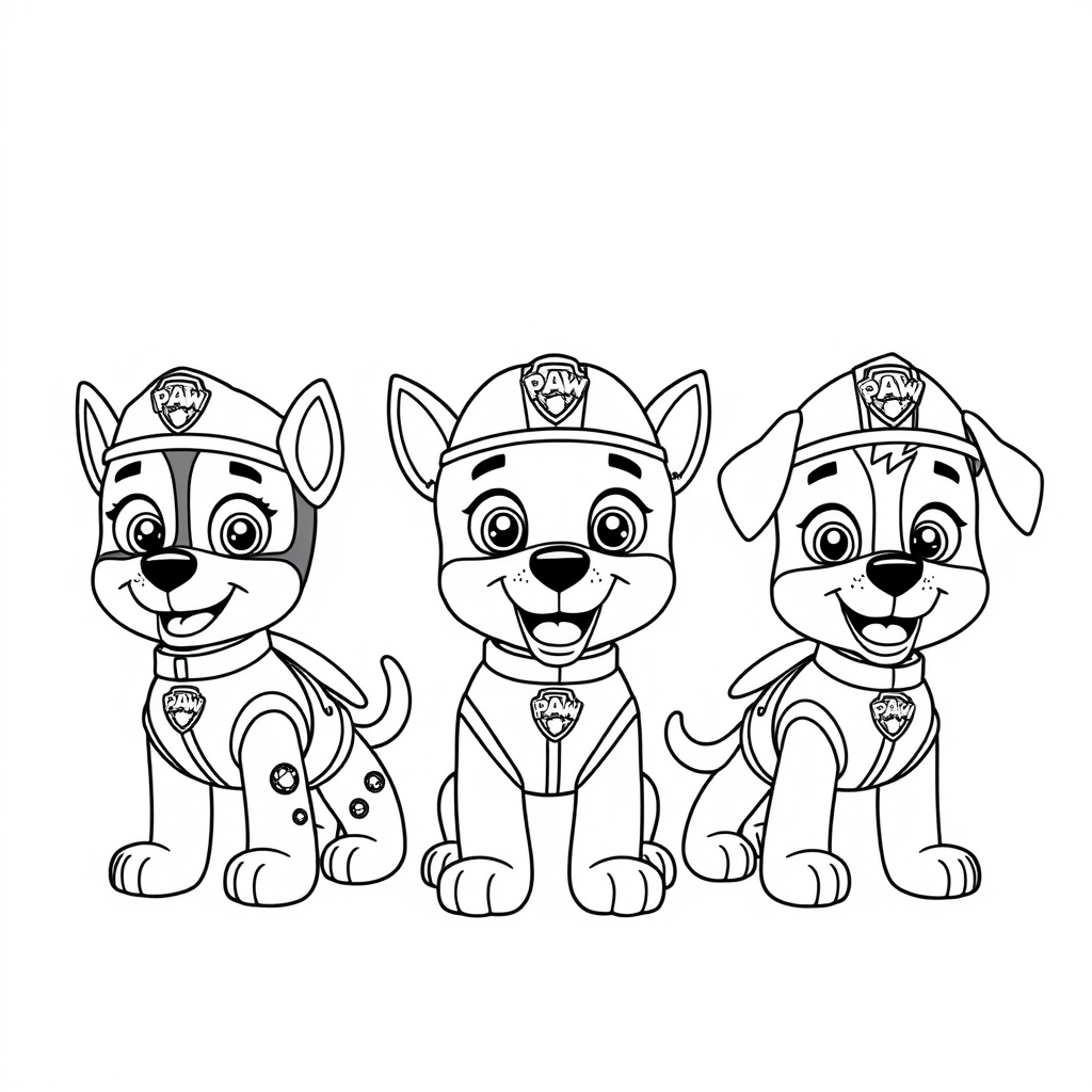 Libro para Colorear de PAW Patrol