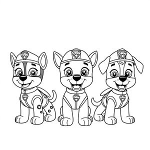 Libro para Colorear de PAW Patrol