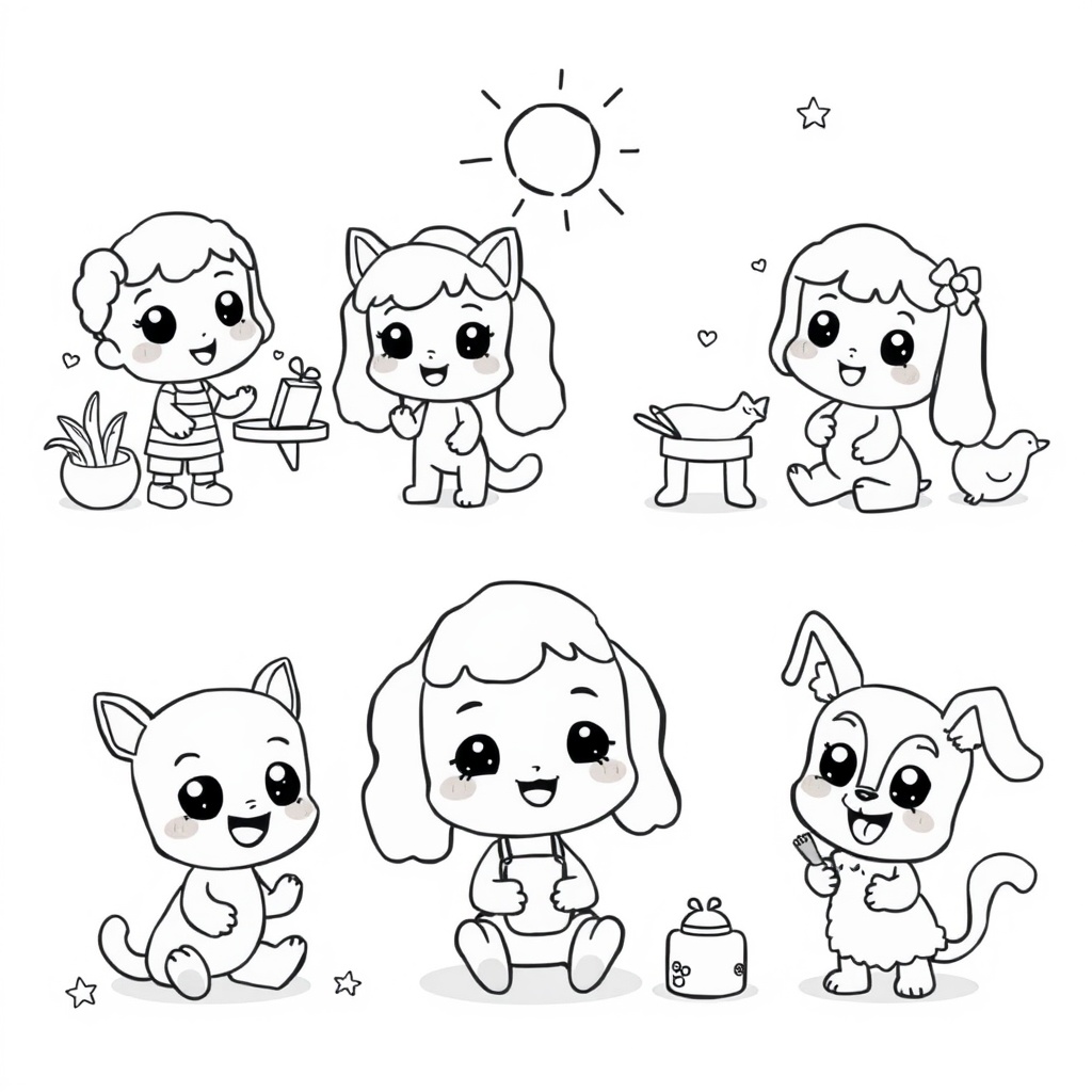 Libro para Colorear de Bluey