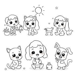 Libro para Colorear de Bluey