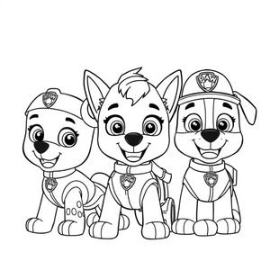 Libro para Colorear de La Patrulla Canina