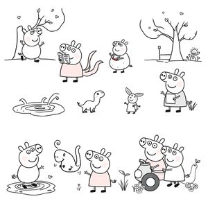 Libro para Colorear Peppa Pig