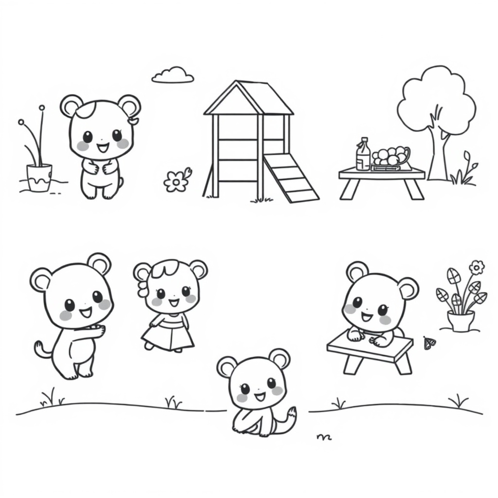 Libro de Colorear de Bluey