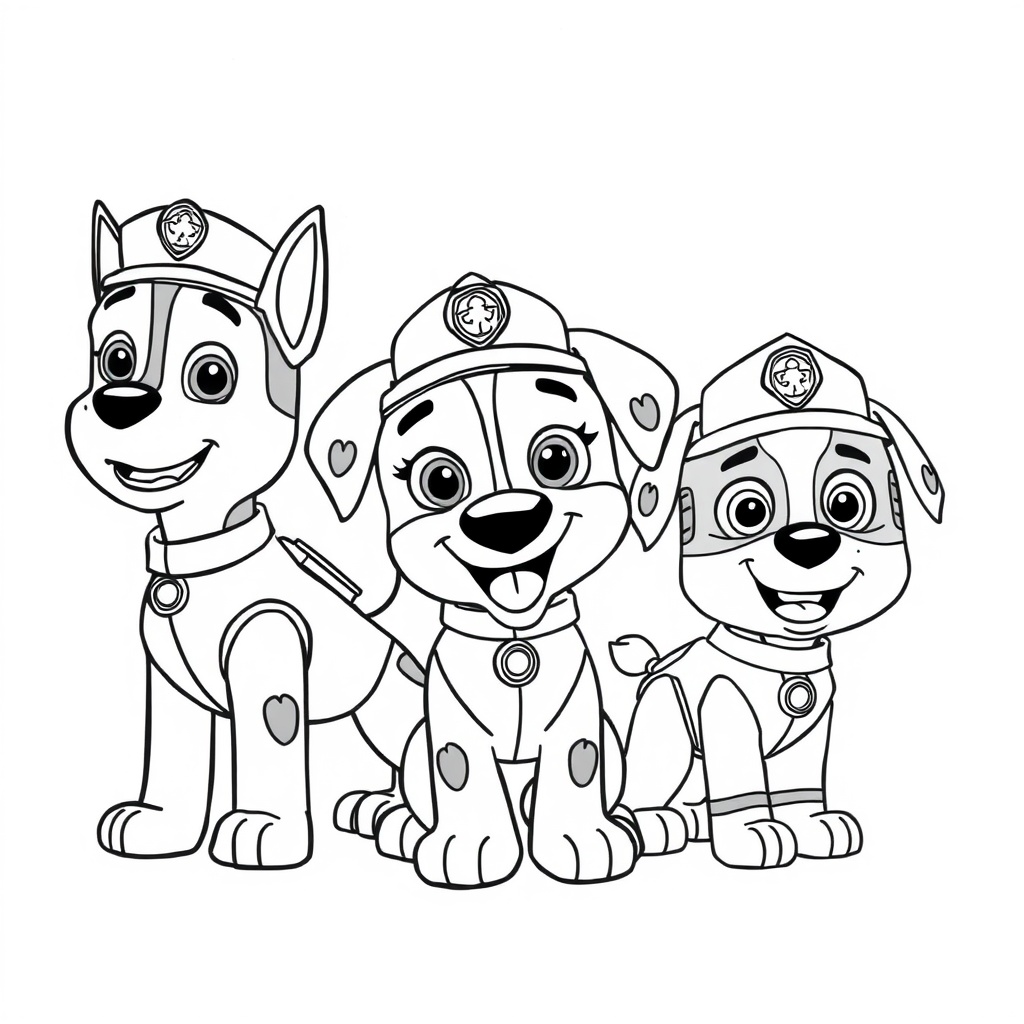Libro para Colorear de La Patrulla Canina