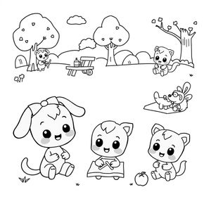 Libro para Colorear de Bluey