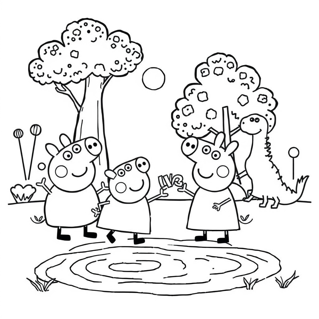 Libro de colorear de Peppa Pig