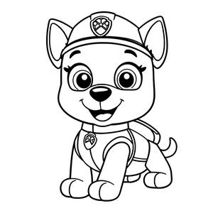 Libro para Colorear de Patrulla Canina