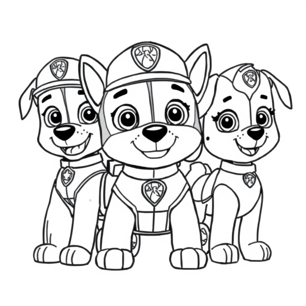 Libro de Colorear de La Patrulla Canina