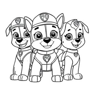 Psi Patrol: Kolorowanka