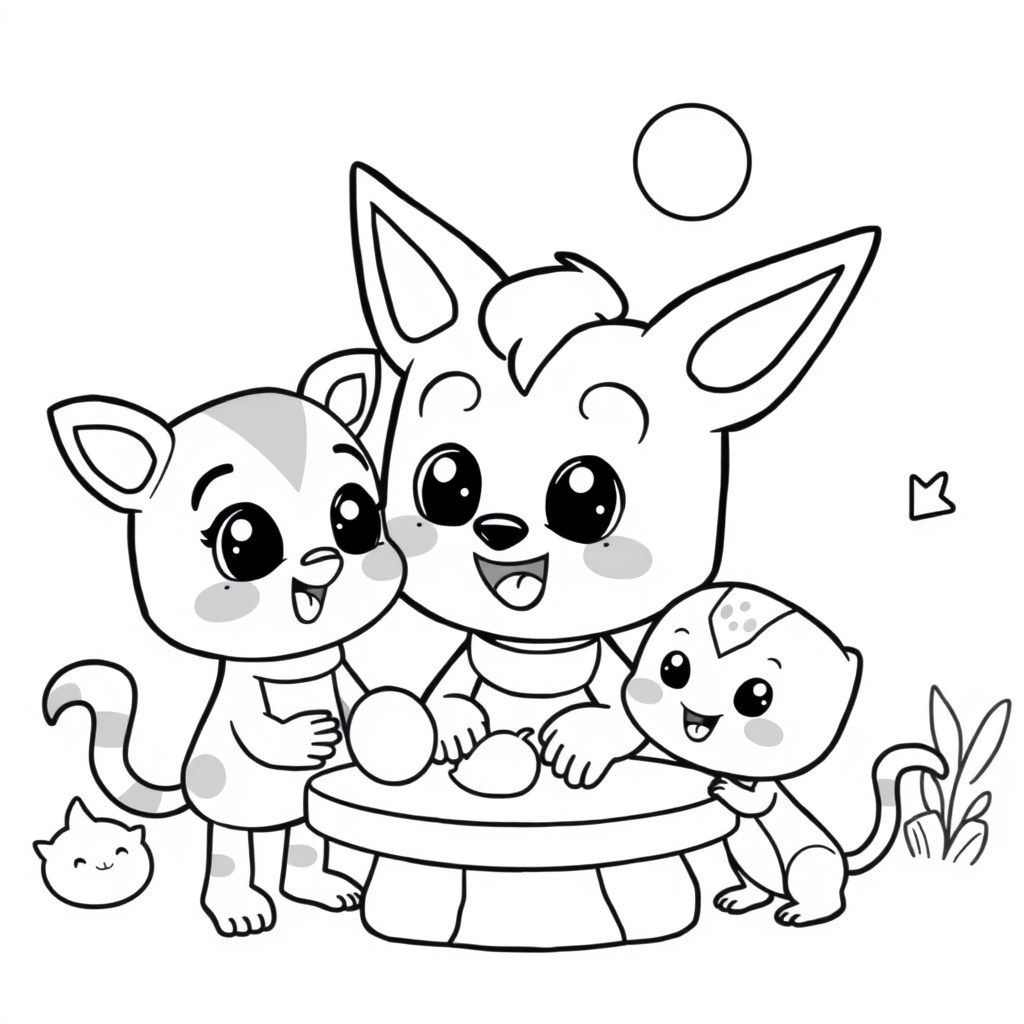 Libro para Colorear de Bluey