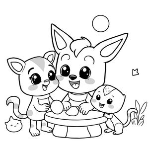 Libro para Colorear de Bluey