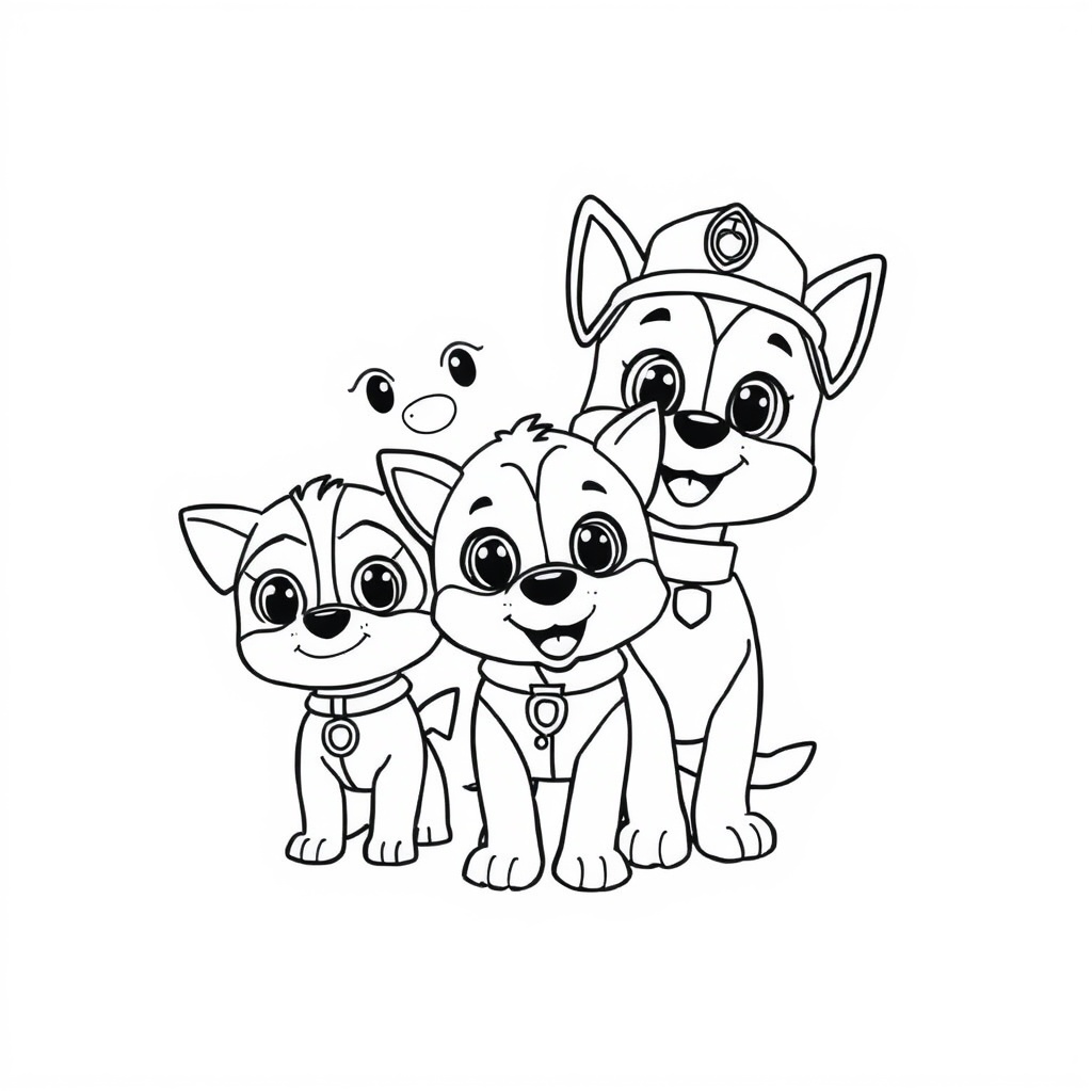 Kolorowanka Psiego Patrolu
