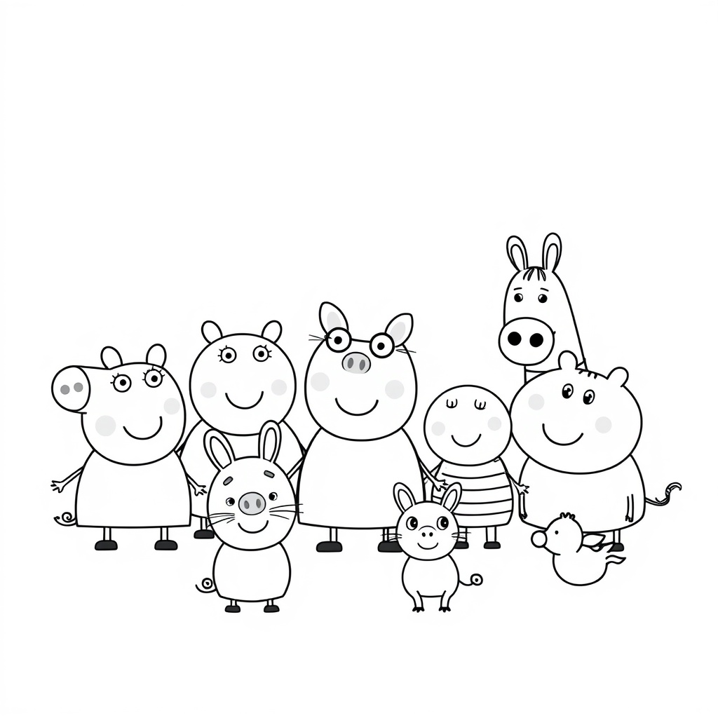 Libro de Colorear Peppa Pig