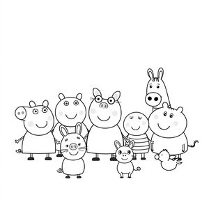 Libro de Colorear Peppa Pig