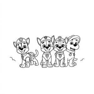 Patrulla Canina Libro para Colorear