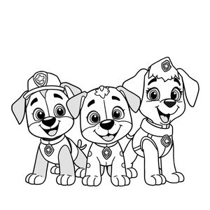 Libro para Colorear de La Patrulla Canina