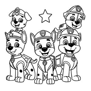 Libro de Colorear de PAW Patrol
