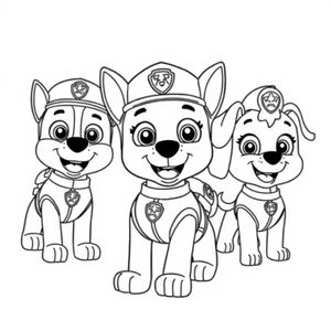 Libro para Colorear: Patrulla de Cachorros