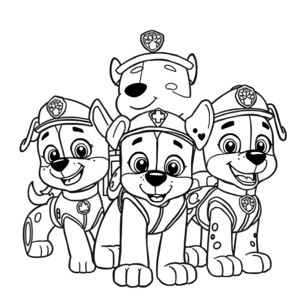 Libro para Colorear de PAW Patrol