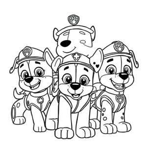 Libro para Colorear de PAW Patrol