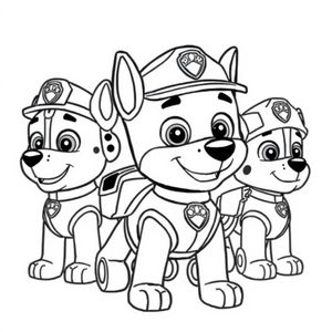 Libro para Colorear de Patrulla Canina