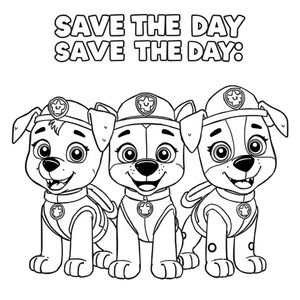 Libro para Colorear de Patrulla Canina