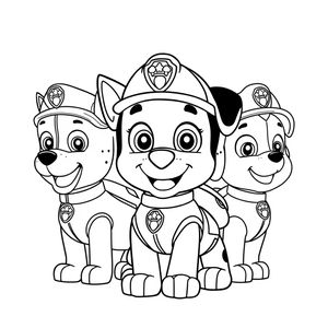 Psi Patrol - Kolorowanka Akcji