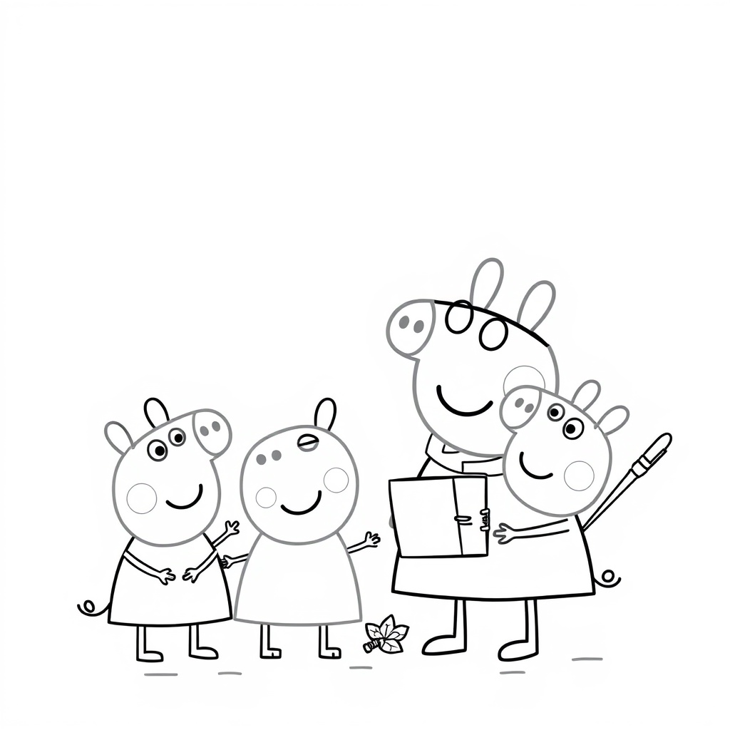 Libro de Colorear Peppa Pig