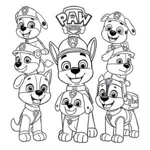 Libro para Colorear PAW Patrol