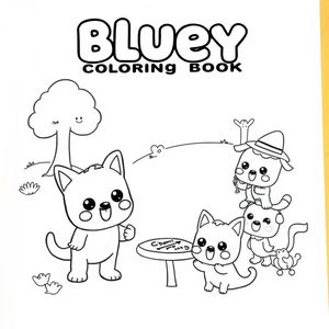 Libro para colorear de Bluey