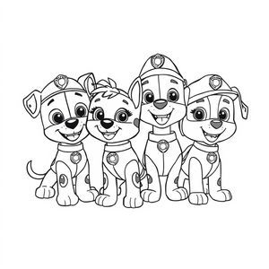 Misión de Colorear Patrulla Canina