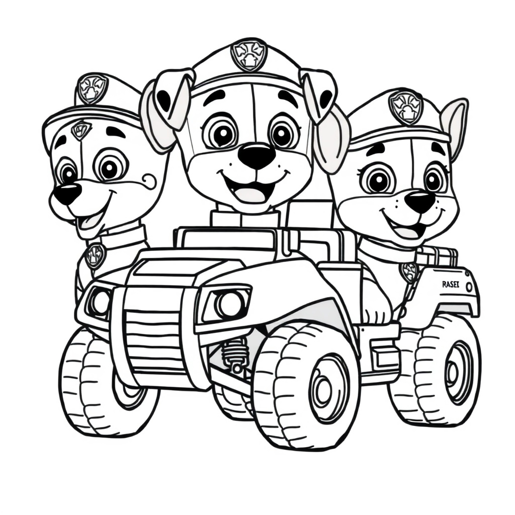 Libro para Colorear de La Patrulla Canina