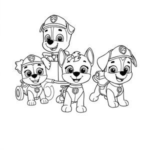 Libro para Colorear de PAW Patrol