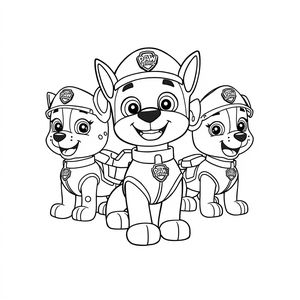 Kolorowanka PAW Patrol - Psi Patrol