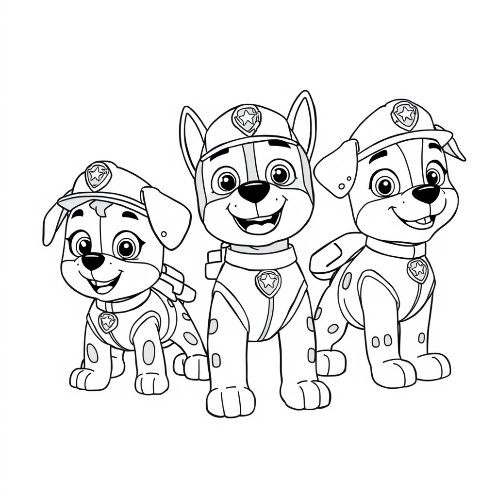 Libro para Colorear de Paw Patrol