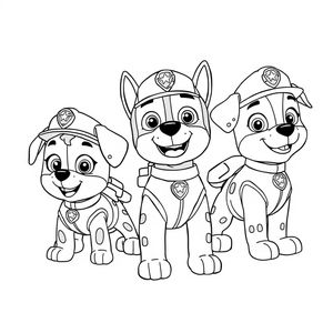 Libro para Colorear de Paw Patrol