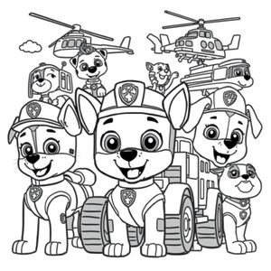 Libro para Colorear PAW Patrol