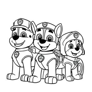 Libro para Colorear: Patrulla de Cachorros