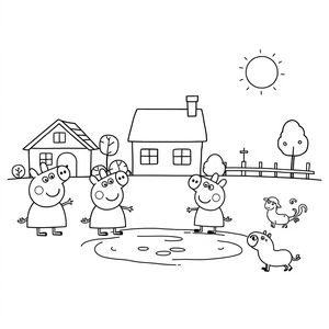 Libro de Colorear de Peppa Pig