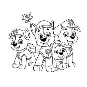 Libro Para Colorear de La Patrulla Canina