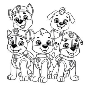 Psi Patrol: Misje Kolorowanek