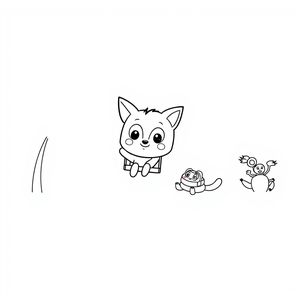 Libro para Colorear de Bluey