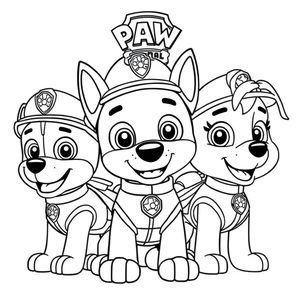 Libro para Colorear de PAW Patrol