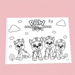Patrulla Canina – Libro para Colorear Lleno de Acción