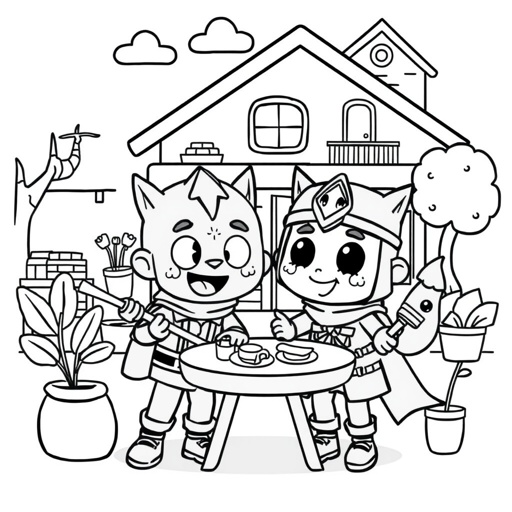 Bluey - Gran Aventura de Colorear