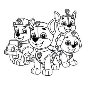 Patrulla Canina: Misión para Colorear
