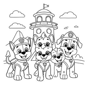 Libro de Colorear de Patrulla Canina